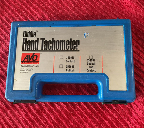 Biddle hand tachometer contact - biddle,